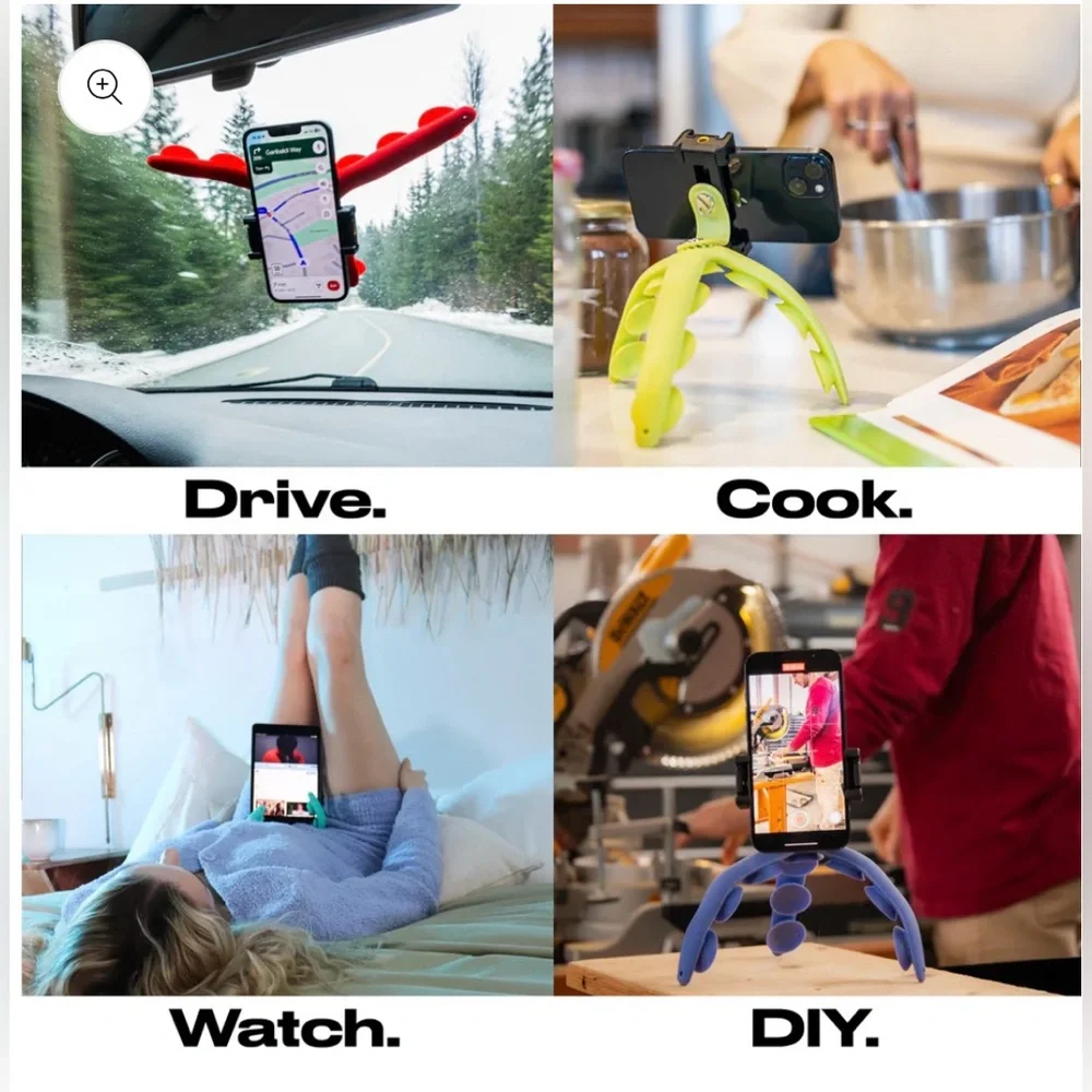 Tenikle® PRO The Most Versatile Phone Holder That Mounts To Anything- Black